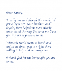 Dear Sandy